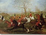 unknow artist Classical hunting fox, Equestrian and Beautiful Horses, 074. oil painting reproduction